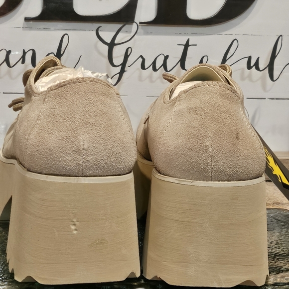 Volatile Shagg 90's Platform Chunky Leather Shoes Clarks Wmns 10 - Picture 3 of 6